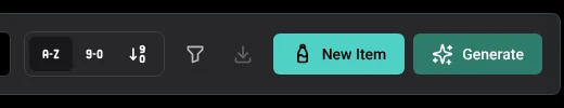After: The Inventory toolbar