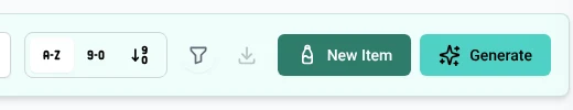After: The Inventory toolbar